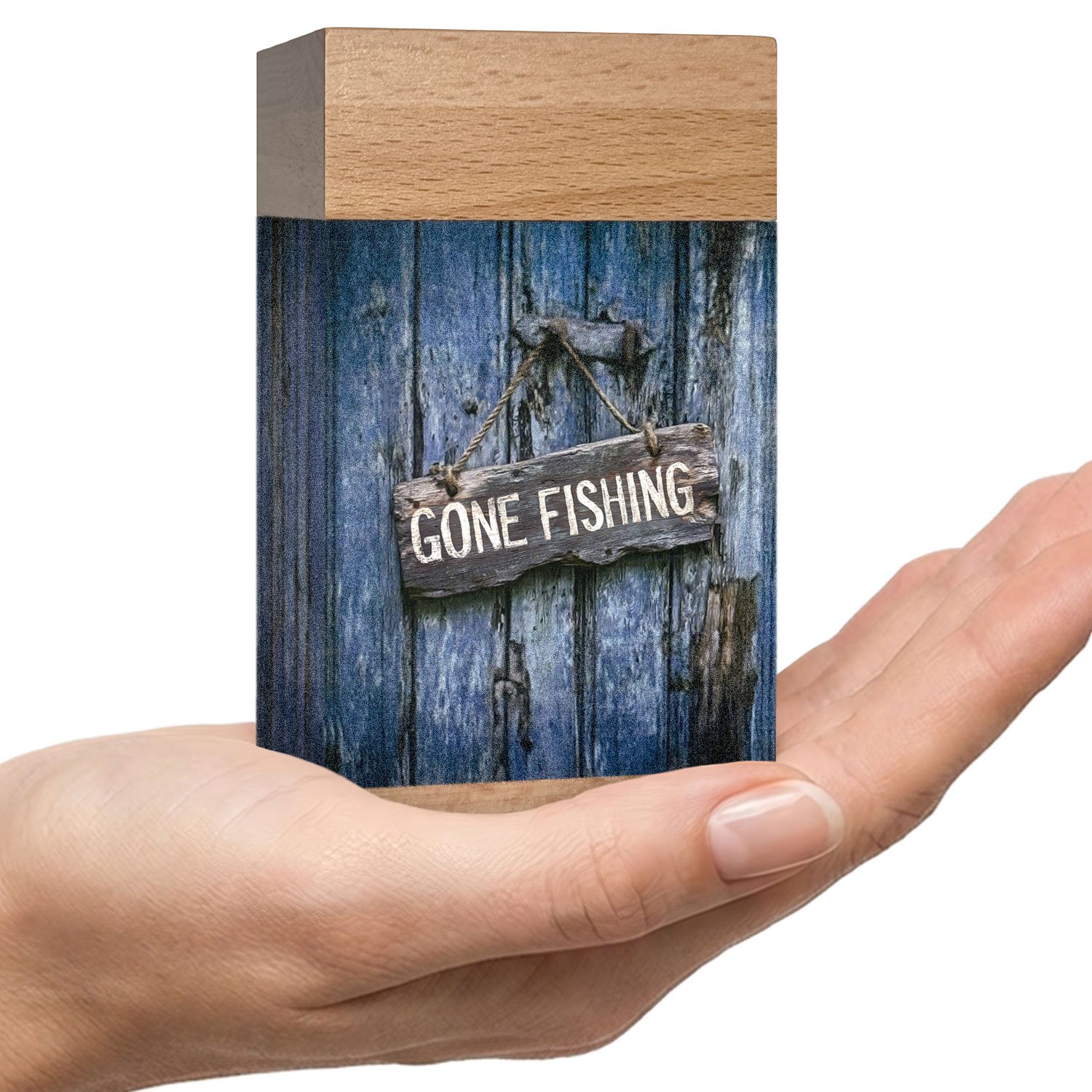 Gone Fishing - Keepsake Cremation Urn