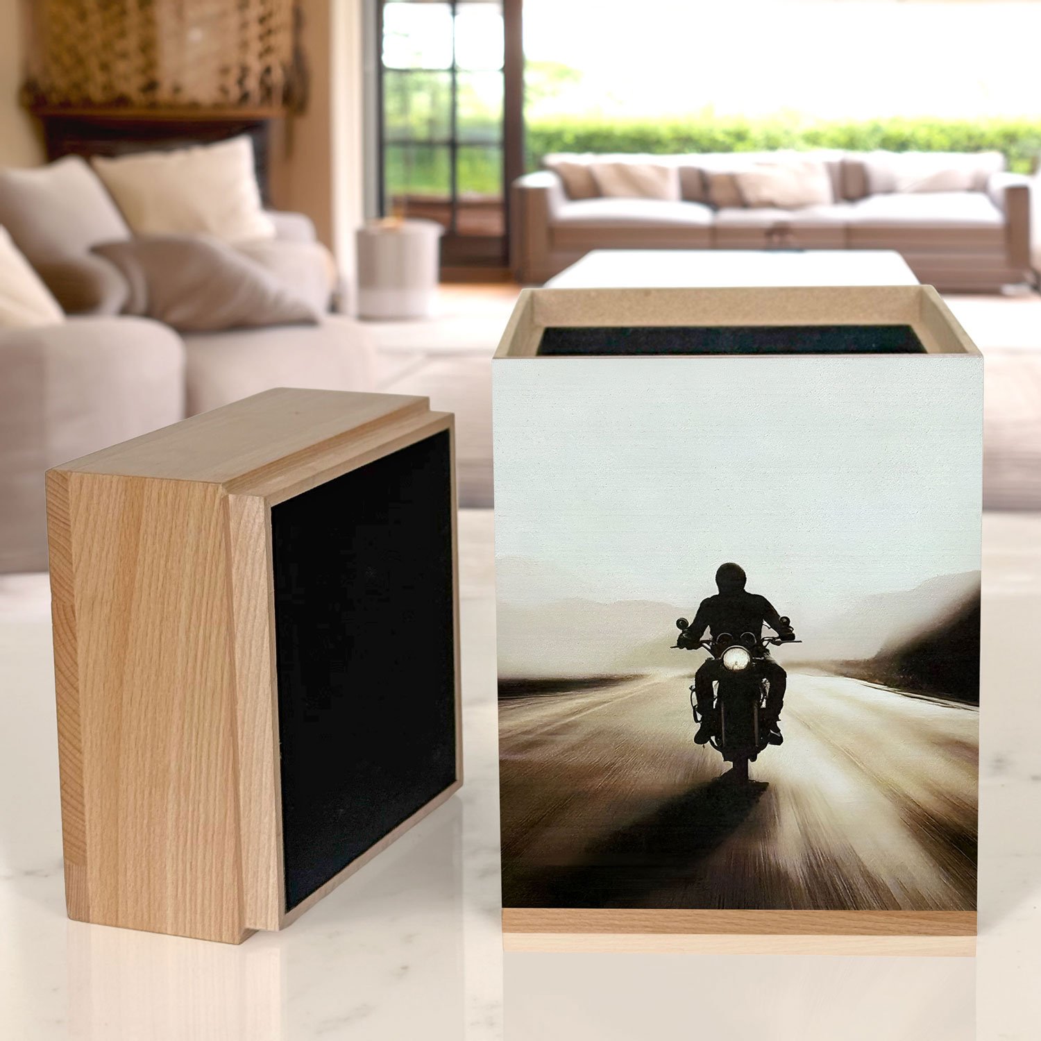 cremation urn for human ashes adult keepsake large wooden funeral burial men women male female man memorial urns erns earns container box travel