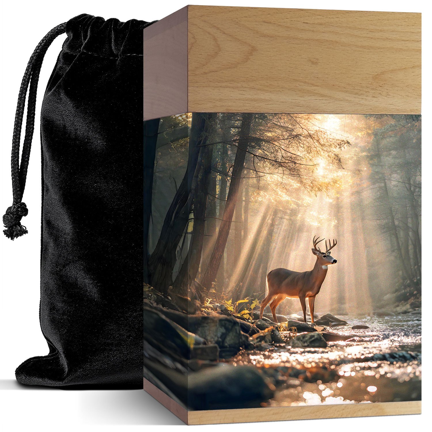Woodland Deer - Large Cremation Urn